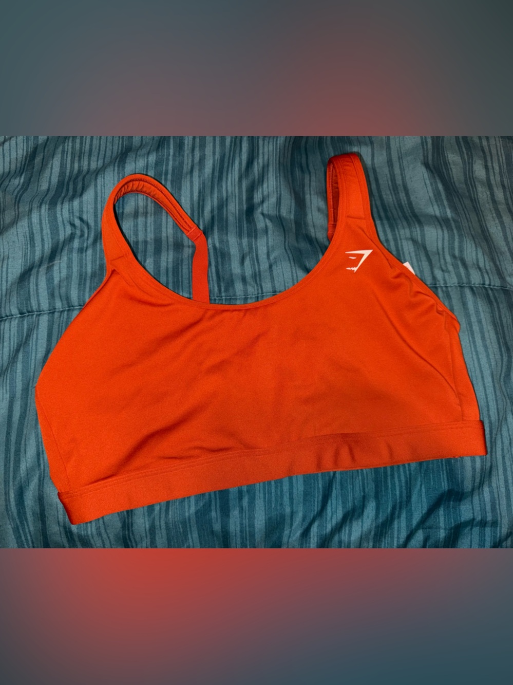 Gymshark Orange Seamless Sports Bra